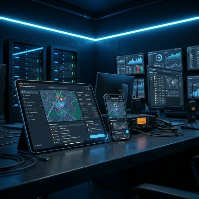 Disaster Recovery Command Apps on Devices