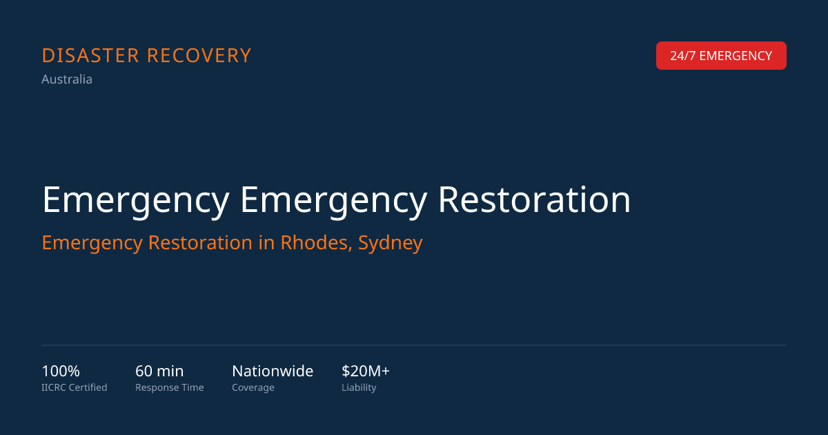 Emergency Emergency Restoration Rhodes Sydney | NRPG 24/7 | Disaster ...